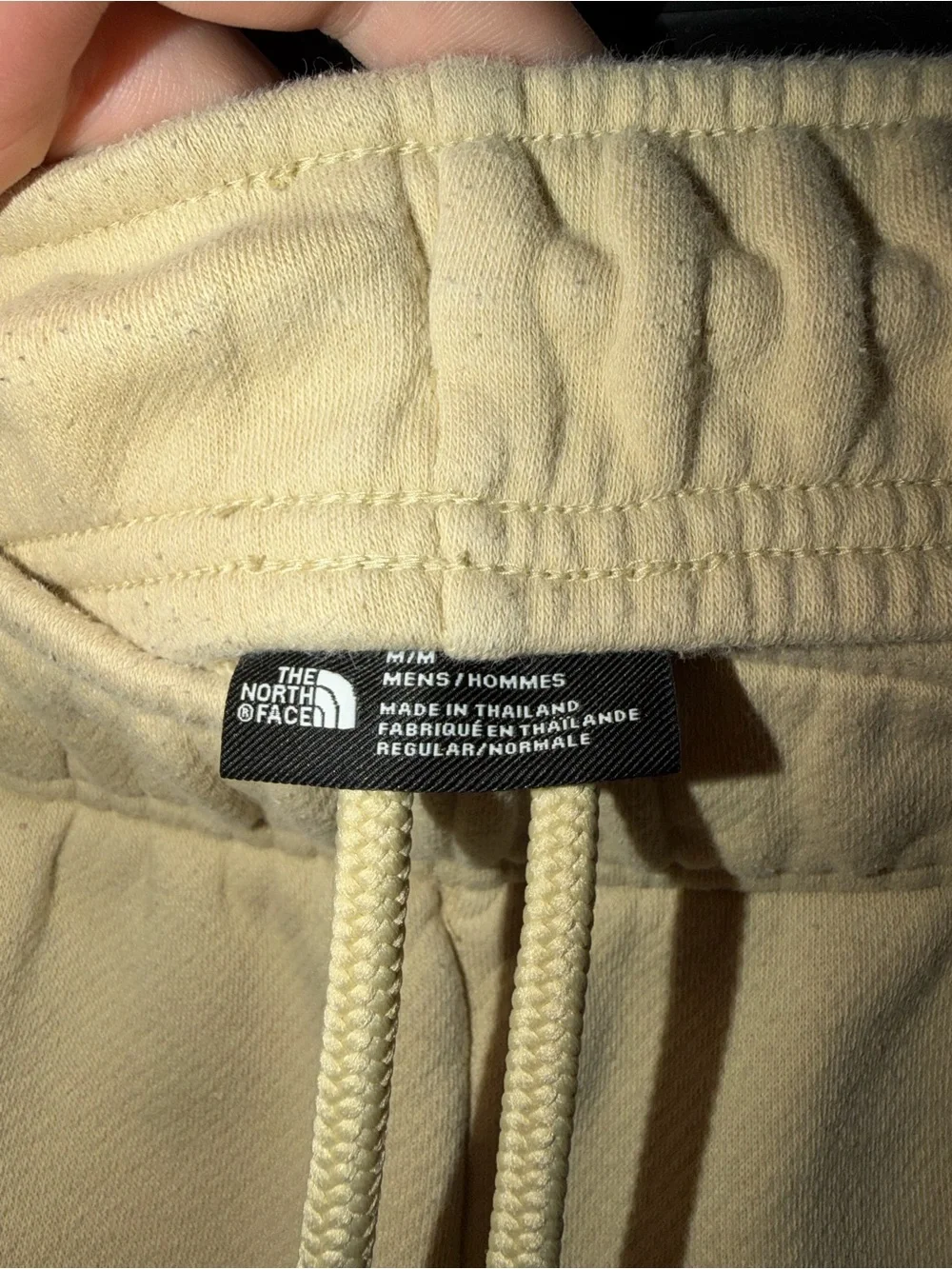 The North Face Sweatpants Tan Fleece Jogger Pants Full Length Bottoms M